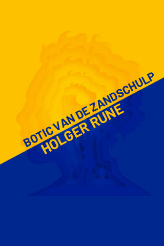 B. van de Zandschulp vs. H. Rune